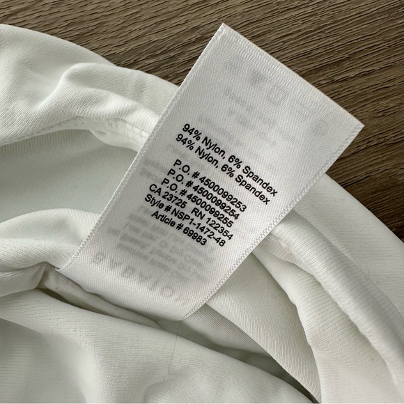 Aritzia Babaton white contour Squareneck bodysuit - Picture 2 of 7